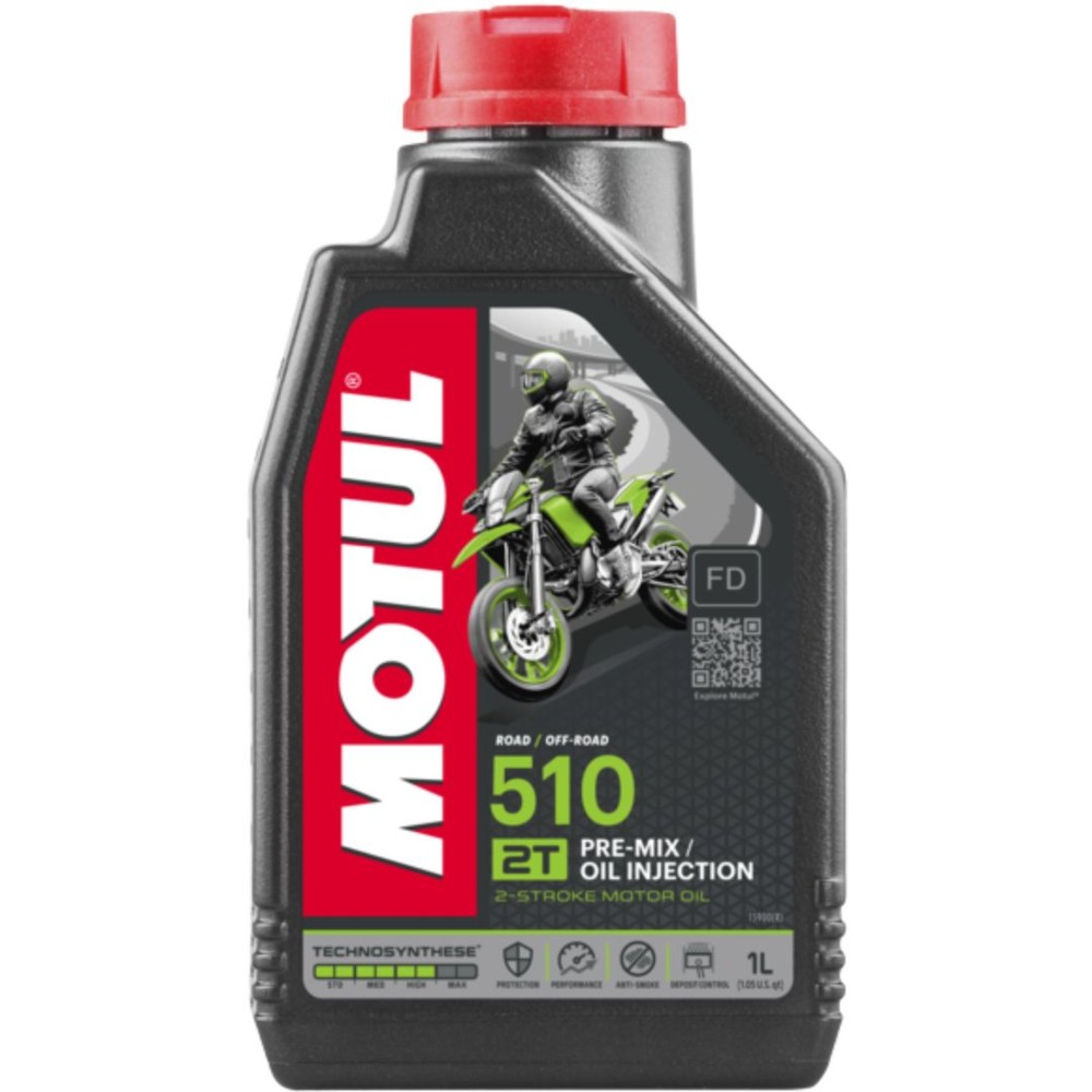Motul 510 2T 1L – Ημισυνθετικό Λιπαντικό Δίχρονων Κινητήρων
