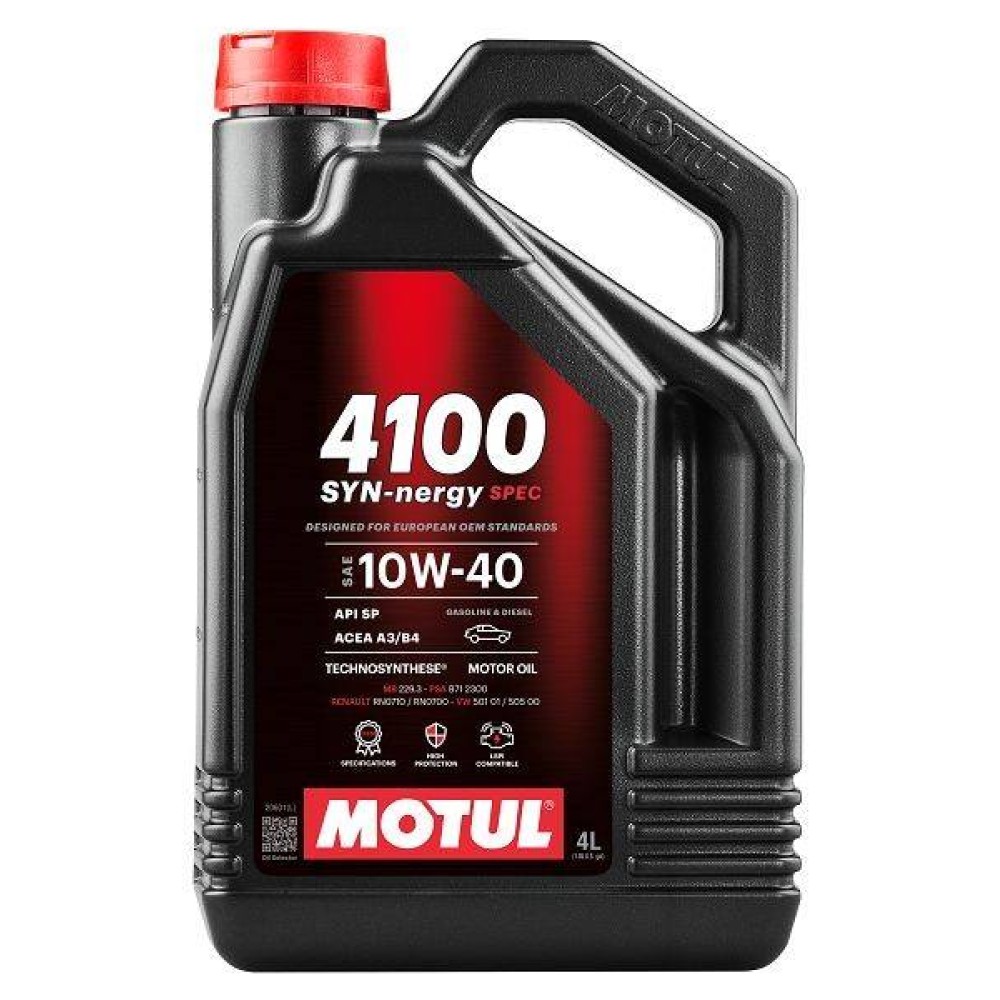 Motul 4100 Syn-nergy Spec 10W-40 4lt