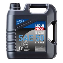 LIQUI MOLY Motorbike HD-Classic SAE 50 Street Λάδι Μηχανής Μοτοσυκλέτας 4L για Harley-Davidson και Classic Moto 1230