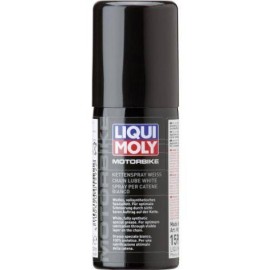 LIQUI MOLY Racing Kettenspray Weiss Λιπαντικό Αλυσίδας Λευκό Σπρέι 50ml για Μοτοσυκλέτα 1592