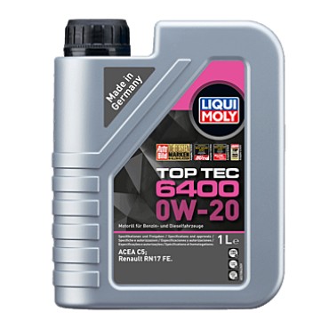 LIQUI MOLY TOP TEC 6400 0W-20 RN 17 FE 1lt