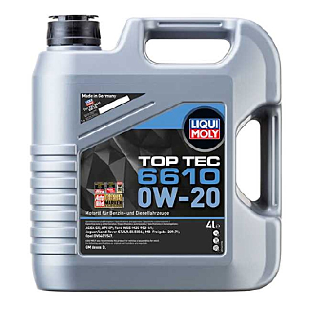 LIQUI MOLY TOP TEC 6610 0W-20 dexos D 4lt
