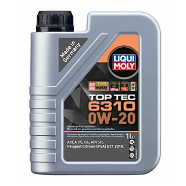 LIQUI MOLY TOP TEC 6310 0W-20 B71 2010 1lt