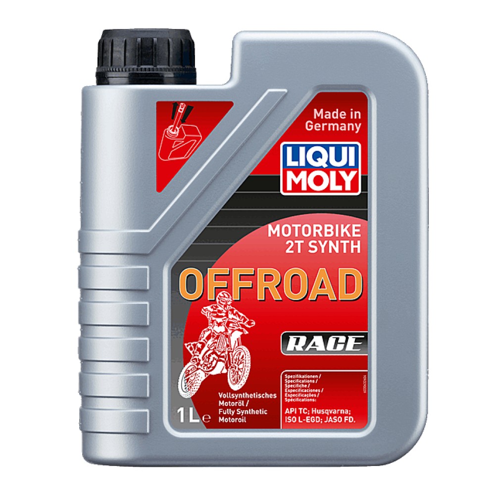 LIQUI MOLY Motorbike 2T Synth Offroad Race Λάδι Μίξης Πλήρως Συνθετικό 1L για Enduro Motocross 3063