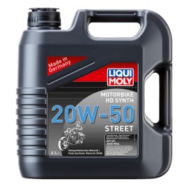 LIQUI MOLY Motorbike HD Synth 20W-50 Street Λάδι Μηχανής Μοτοσυκλέτας 4L Συνθετικό 3817