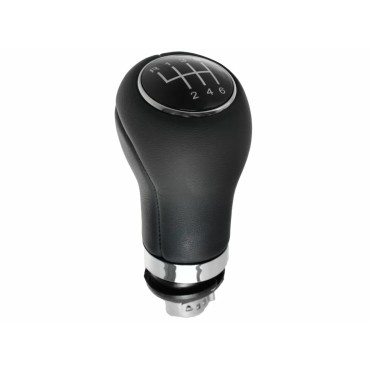 ΠΟΜΟΛΟ ΛΕΒΙΕ ΤΑΧΥΤΗΤΩΝ AUDI A4/Q5 - 6 ΤΑΧΥΤΗΤΕΣ R123456 - ΜΑΥΡΟ ΔΕΡΜΑ
