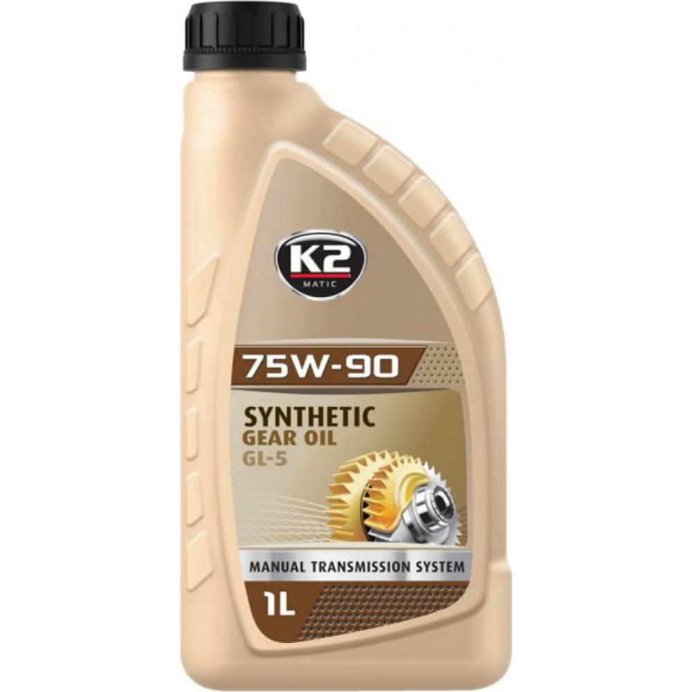 K2 Βαλβολίνη 75W-90 Synthetic Gear Oil GL5 1lt