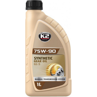 K2 Βαλβολίνη 75W-90 Synthetic Gear Oil GL5 1lt