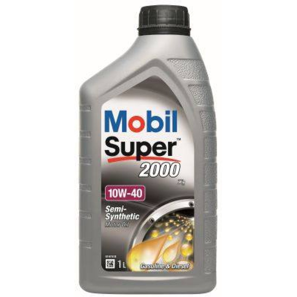 Mobil Super 2000 X1 Συνθετικό Λάδι Αυτοκινήτου 10W-40 1lt