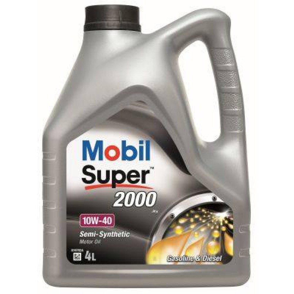 Mobil Super 2000 X1 Συνθετικό Λάδι Αυτοκινήτου 10W-40 4lt