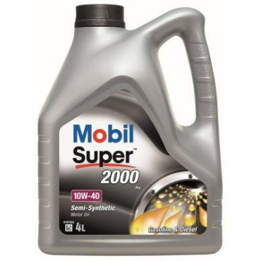 Mobil Super 2000 X1 Συνθετικό Λάδι Αυτοκινήτου 10W-40 4lt