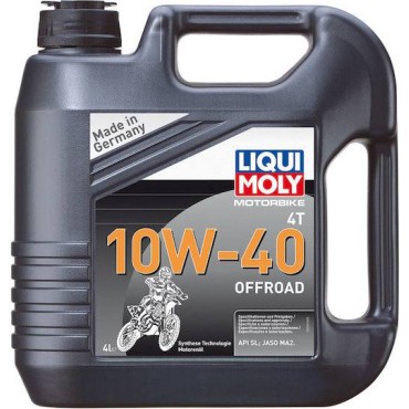 LIQUI MOLY Motorbike 4T 10W-40 Offroad Λάδι Μηχανής 4L για Enduro Motocross Quad 3056